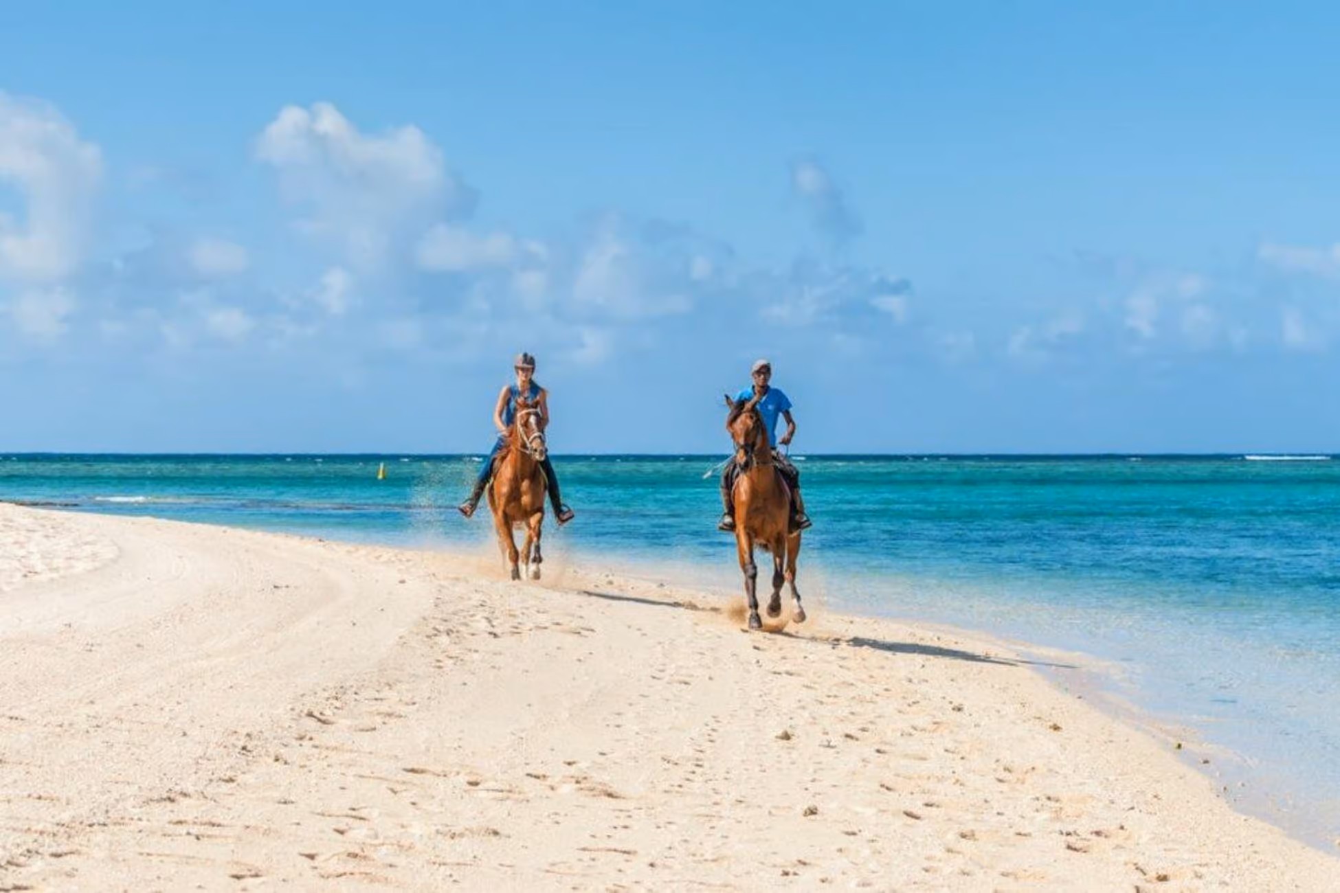 Horse Riding through Village in Nungwi